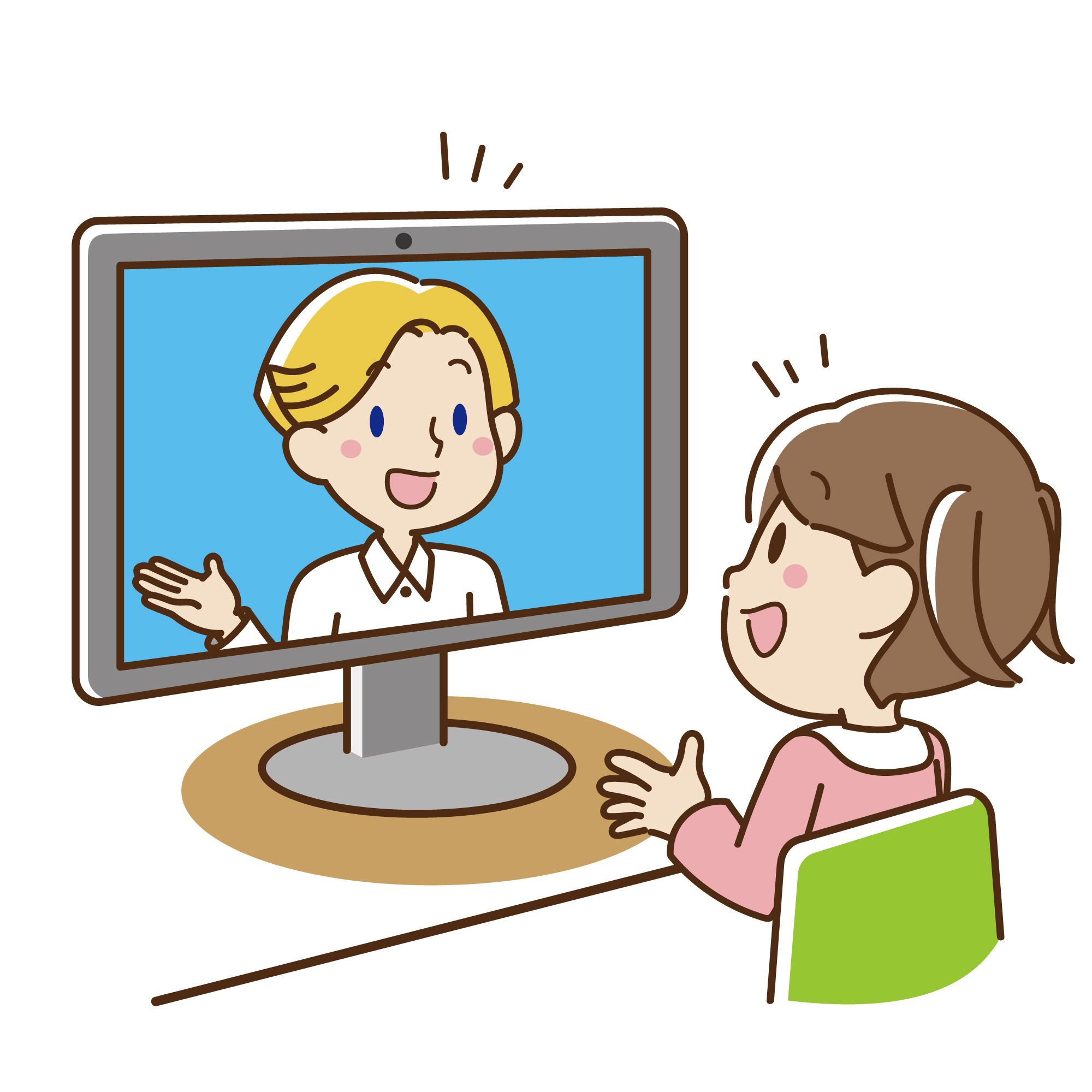 パソコンと子供